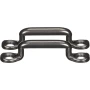 Attwood Marine Fuel Tank Strap Set, 1 in White Nylon Strap, Quick-Release Buckle, Footman Loops