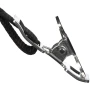 Attwood Marine Fuel Tank Strap Set, 1 in White Nylon Strap, Quick-Release Buckle, Footman Loops