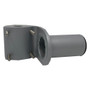TACO Marine ShadeFin Mini Rail Mount, 6061 Aluminum, Type-304 SS Screws, Misty Silver Finish - Apollo Lighting