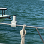 TACO Marine ShadeFin Mini Rail Mount, 6061 Aluminum, Type-304 SS Screws, Misty Silver Finish