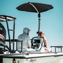 TACO Marine ShadeFin Mini Boat Sun Shade Kit, Kayak Mount, Carry Bag, 60 x 38 in Coverage, 36-52 in Height, WeatherMAX 3D, UPF 50+