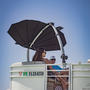 TACO Marine ShadeFin Mini Boat Sun Shade Kit, Kayak Mount, Carry Bag, 60 x 38 in Coverage, 36-52 in Height, WeatherMAX 3D, UPF 50+