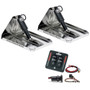 Lenco Marine - Heavy Duty Performance Trim Tab Kit - With LED Indicator Switch Kit 12V