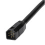 Humminbird - MEGA SI+/DI+ Dual Spectrum CHIRP Thru-Hull Transducer - With Temp, Plastic