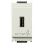 Vimar Idea Series USB Supply Unit, 5V, 120-240V, 1 Module - Apollo Lighting