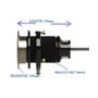 UWL - QTS 100 Low Voltage Underwater Light - Titanium, Flush Mount - Apollo Lighting