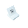 Futura - LED Square Courtesy Light - Chrome, 10-30V DC, 3000K, 12lm, IP65