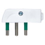 Vimar Supernova SPA17 Flat Plug, Italian Standard, 2P+E, 16A, 250V, 90 Degree Cable Entry