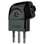 Vimar Supernova S11 2P+E 90 Degree Italian Plug, 10A, 250V, IP20, Screw Terminal
