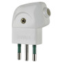 Vimar Supernova S11 2P+E 90 Degree Italian Plug, 10A, 250V, IP20, Screw Terminal
