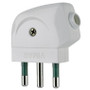 Vimar Supernova S17 2P+E 90 Degree Plug, 16A, 250V, IP20, Screw Terminal - Apollo Lighting