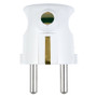 Vimar Supernova S31 German/French 2P+E Plug, 16A, 250V, 90 Degree Cable Entry, IP20