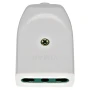Vimar Supernova Series 2P+E P17/11 Axial Socket Outlet, 16A, 250V, IP20, Screw Terminal, Halogen-Free Thermoplastic
