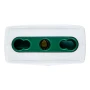 Vimar Supernova Series 2P+E P17/11 Axial Socket Outlet, 16A, 250V, IP20, Screw Terminal, Halogen-Free Thermoplastic