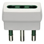 Vimar Supernova S17 Adapter with P17/11 Outlet, 250V, 16A, 1500W