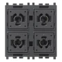 Vimar By-me Plus 4-Button Home Automation Control, 2-Module, RGB LED Locator