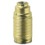 Vimar E14 Lampholder, M10x1 Nipple, Locking Screw, Brass Finish - Apollo Lighting