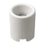 Vimar E14 Lampholder, Porcelain, White Finish, Mounting Base, 3.7 mm Holes, 33 mm Centers