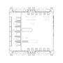 Vimar View Wireless IoT Dial Thermostat, 100-240V, 2-Module, Bluetooth 5.0