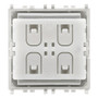 Vimar Energy-Harvesting BLE 4-Button Transmitter, For Eikon/Arké/Idea/Plana - Apollo Lighting