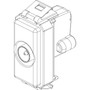 Vimar 8000 Series TV-RD-SAT Coaxial Socket Outlet, 5-2400 MHz, IEC 60169-2 Male Connector