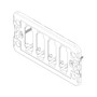 Vimar 8000 Series 4-Module Mounting Frame, for Rectangular Flush Boxes, with Screws, Thermoplastic, Horizontal/Vertical Mounting, Black - Apollo Lighting