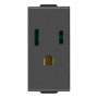 Vimar Neve Up 2P+E 15A USA+SASO Socket Outlet, 127V, Flush Mount - Apollo Lighting