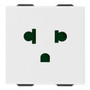 Vimar Neve Up 2P+E 16A USA+EU SICURY Outlet, 250V, Flush Mount