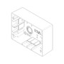 Vimar 12-14 Modules Surface Mounting Box, For Idea, Eikon and Plana