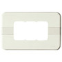 Vimar LINEA Classica 3-Module Self-Bearing Cover Plate, For 3-Module Flush-Mount Boxes, Resin, Ivory, With Screws