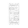 Vimar Plana 1P 10AX 2-Way Switch Mechanism, For 1-3 Module Button, 250V, LED-Illuminable, IP40