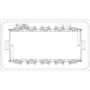 Vimar Plana 5-Module Mounting Frame, British Standard, With Screws