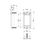 Vimar Plana 1-Module Panel-Mount Frame, With Screws, Thermoplastic