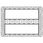 Vimar ARKÉ 14 (7+7)-Module Mounting Frame, For V71320/V71620/V71720 Flush and 09920 Surface Boxes, With Screws, Thermoplastic