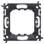Vimar LINEA 2-Module Mounting Frame, With Claws, For 60 mm Round Flush-Mount Box, 71 mm Center Distance, Thermoplastic
