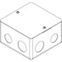 Vimar Flush Mounting Box for Floor Box, 3-Module, Zinc-Plated Metal