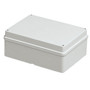 Vimar Surface-Mount Junction Box, IP56, 190 x 140 x 70 mm, Undrilled Walls, Blind Cover, Stainless Steel Screws, RAL 7035 Grey, 450 V