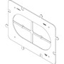 Vimar Accessory for 4-Module Hollow Wall Boxes, Frame, Centering Template, Coupling Joint - Apollo Lighting