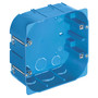 Vimar - 8 Modules Flush Mount Box - For Hollow Walls, Blue - Apollo Lighting