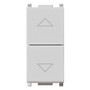 Vimar Plana 3-Position 2-Button 2-Way Switch, 2P, 10AX, 250V, Central OFF Position - Apollo Lighting