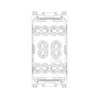 Vimar Plana 3-Position 2-Button 2-Way Switch, 2P, 10AX, 250V, Central OFF Position