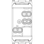 Vimar Plana 2P+E 10A Brazilian Standard SICURY Socket Outlet, 250V, IP20, Flush-Mount, Screw Terminal, Halogen-Free Thermoplastic