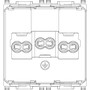 Vimar Plana 2P+E English SICURY Socket Outlet, 16A, 250V, IP20, 2 Modules, Flush Mount
