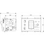 Vimar Plana 2P+E P17/11 Socket Outlet with C16 RCBO, 16A, 250V, 10 mA, 3000 A, 3-Module