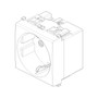 Vimar Plana 2P+E P30 Socket Outlet, 16A, 250V, Flush-Mounted, IP20