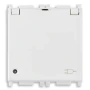 Vimar Plana 2P+E Universal Socket Outlet, 16A, 250V, IP20, Flush Mount