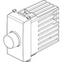 Vimar Plana Dimmer, 120V, 30-500W/30-300VA, IP40, Rotary Potentiometer, Flush Mount