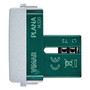 Vimar Plana RJ11 Phone Jack 6/4, Flush Mount, Screw Terminals, IP20