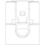 Vimar Netsafe RJ45 Connector, For 03024.E and 03303.E Patch Panels, T568A/B Universal Wiring, 8 Contacts, Insulation-Piercing Terminals