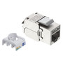 Vimar Netsafe RJ45 Connector, For 03024.E and 03303.E Patch Panels, T568A/B Universal Wiring, 8 Contacts, Insulation-Piercing Terminals